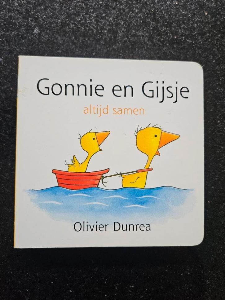 Olivier Dunrea - Gonnie en Gijsje, Boeken, Kinderboeken | Baby's en Peuters, Zo goed als nieuw, Ophalen of Verzenden