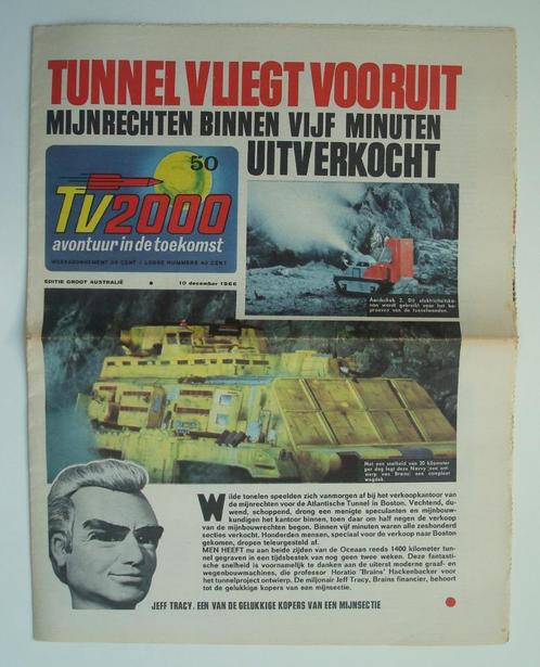 TV2000 nr. 50(Thunderbirds),originele krant 10 december 1966, Boeken, Tijdschriften en Kranten, Zo goed als nieuw, Krant, Ophalen