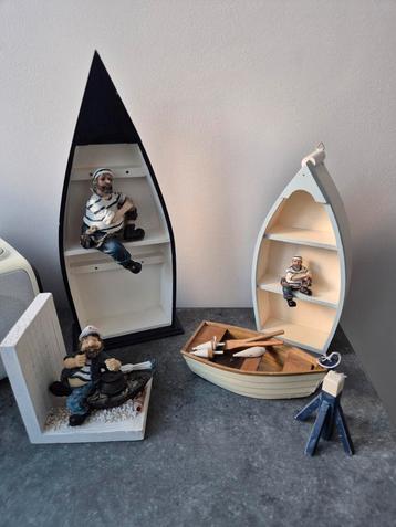 Grote verzameling strand & Zee woondecoratie set beschikbaar voor biedingen