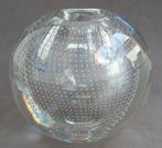 1950 Retro Bolvaas Kristal Glas Vaas Spijkerbol Spijkerglas, Verzamelen, Ophalen of Verzenden, Huis en Inrichting