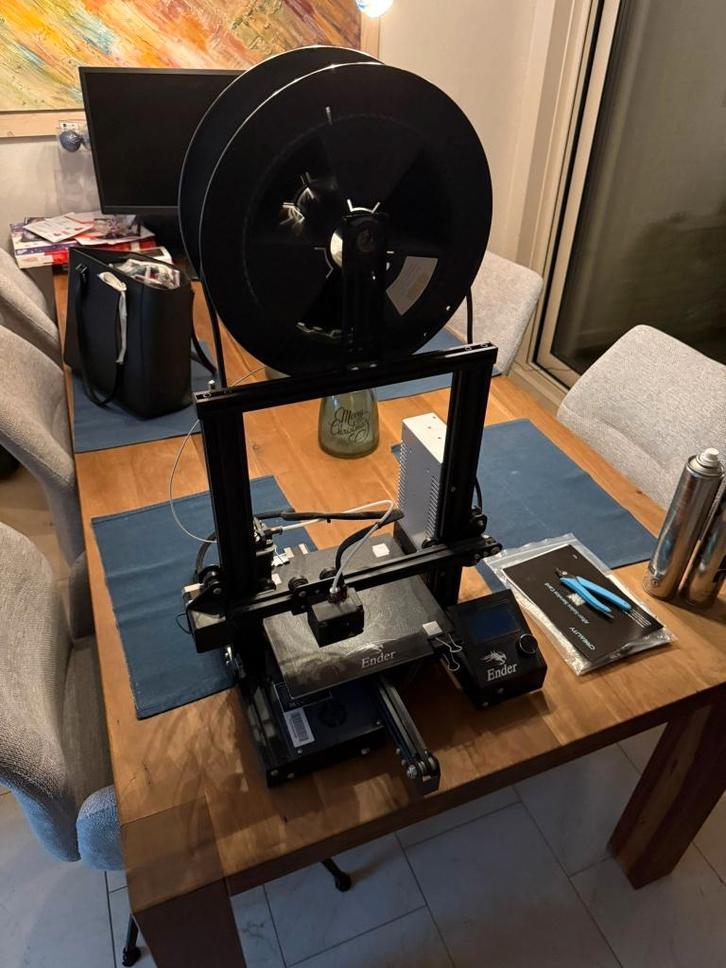 3D printer (Creality Ender 3) met toebehoren, Computers en Software, 3D Printers, Gebruikt, Ophalen of Verzenden