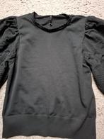 Zwarte only trui met pofmouw maat M, Maat 38/40 (M), Only, Zwart, Ophalen of Verzenden