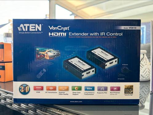 Nieuw in doos  hdmi extender ATEN AT-VE810, Audio, Tv en Foto, Audiokabels en Televisiekabels, Nieuw, Overige kabels, 10 meter of meer