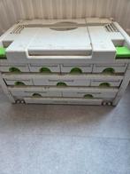 Festool Sys 3 Sortainer 9 - Bitjes en boortjes opbergen, Ophalen of Verzenden, Gevuld, Gebruikt