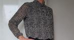 Erg mooie blouse M Zwart beige, Ophalen of Verzenden, Zo goed als nieuw, Maat 36 (S), Zwart