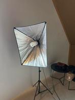 Fotostudio Lamp met Statief en witte achtergrond papier rol, Audio, Tv en Foto, Fotografie | Fotostudio en Toebehoren, Ophalen of Verzenden
