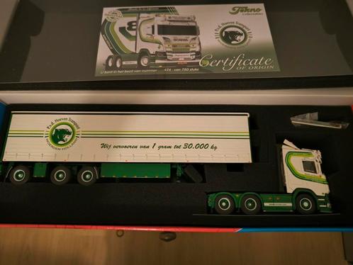 tekno Scania patrick van der hoeven 85105, Hobby en Vrije tijd, Modelauto's | 1:50, Nieuw, Bus of Vrachtwagen, Tekno, Ophalen of Verzenden