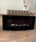 Stijlvolle De Livin Flame Hanghaard - Zwart, Huis en Inrichting, Ophalen, Nieuw, Hangende haard, Elektrische haard