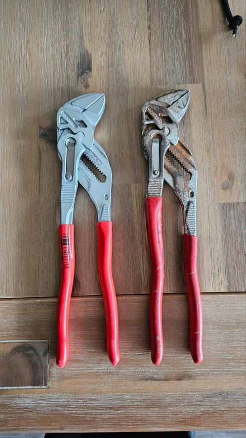 2x knipex sleuteltangen 250 mm, Doe-het-zelf en Verbouw, Gereedschap | Handgereedschap, Gebruikt, Ophalen of Verzenden
