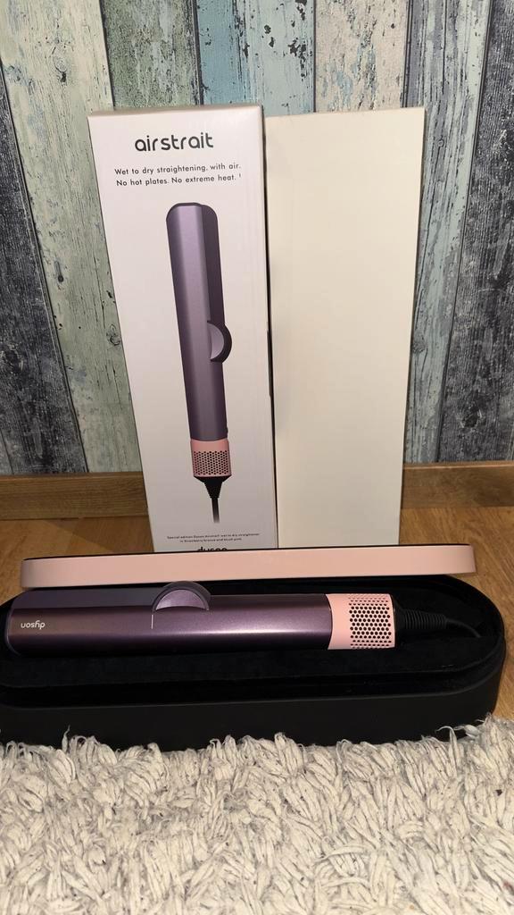 Dyson Airstrait – Special Edition jasper plum paars nieuw, Sieraden, Tassen en Uiterlijk, Uiterlijk | Haarverzorging, Zo goed als nieuw