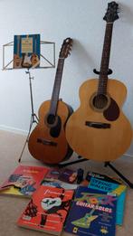 Set van 2 gitaren incl extra's, Muziek en Instrumenten, Ophalen, Zo goed als nieuw, Klassieke of Spaanse gitaar