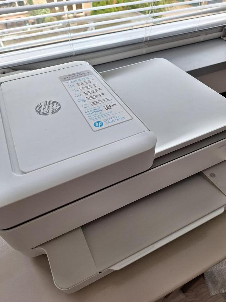 HP 6400 ENVY PRO, Computers en Software, Printers, Gebruikt, All-in-one, Inkjetprinter, Kleur printen, Kopieren, Scannen, Zwart-en-wit printen