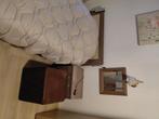1persoonsbed elektrisch, Huis en Inrichting, Slaapkamer | Bedden, Ophalen, 90 cm, Eenpersoons, Bruin