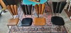 Vintage stoelen Jaren 50 Model, Ophalen, Gebruikt, Bruin, Twee