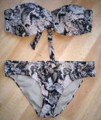 Slangenprint bikini, The Sting maat XS, The Sting, Verzenden, Beige, Zo goed als nieuw