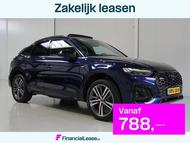 Audi Q5 Sportback 55 TFSI eHybrid 367pk S edition Competitio, Auto's, Audi, Bedrijf, Lease, Financial lease, Q5, 360° camera, ABS