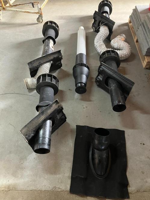 Diverse rookgas afvoer afzuigkap afvoeren dakdoorvoer 317, Doe-het-zelf en Verbouw, Buizen en Afvoer, Gebruikt, Afvoer, Pvc, Minder dan 2 meter