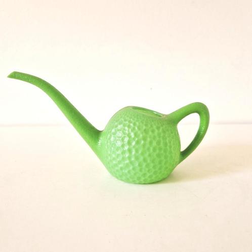 pastel groene vintage gieter Vitri sinaasappelhuid gietertje, Verzamelen, Retro, Huis en Inrichting, Ophalen of Verzenden