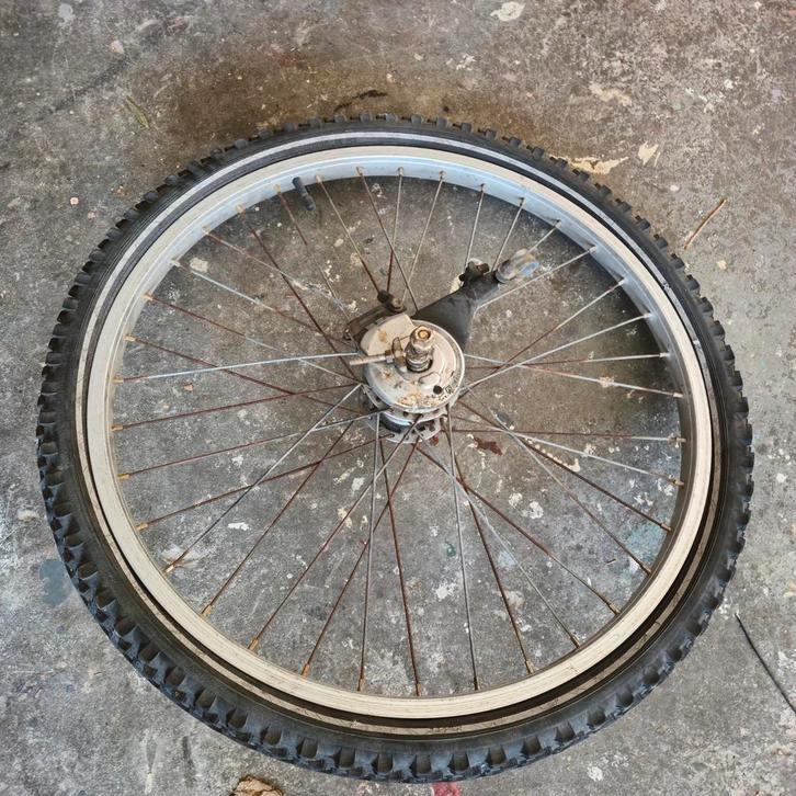24 inch Achterwiel Shimano Inter3 - Bakfiets, Fietsen en Brommers, Fietsonderdelen, Gebruikt, Algemeen, Wiel, Ophalen of Verzenden