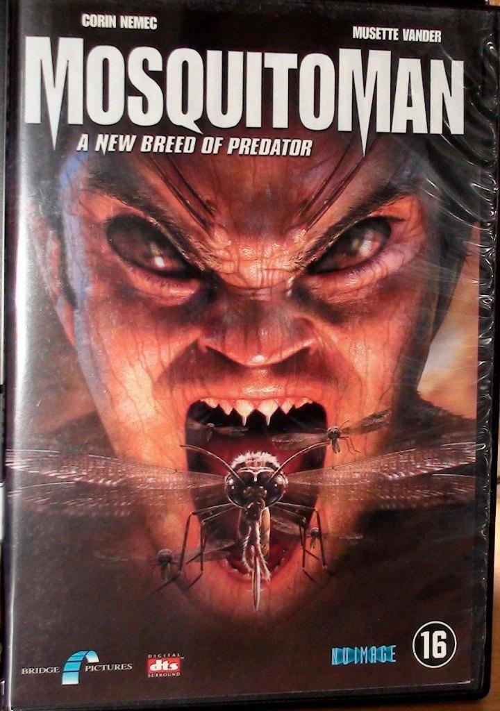 dvd mosquitoman, Cd's en Dvd's, Dvd's | Horror, Zo goed als nieuw, Monsters, Ophalen of Verzenden