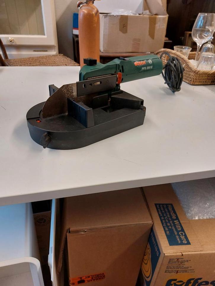 Bosch PFS 280 E professionele electrische verstekzaag, Doe-het-zelf en Verbouw, Gereedschap | Zaagmachines, Gebruikt, Overige typen