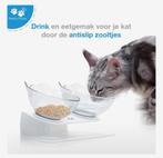 Dubbele Voerbak voor Katte, Ophalen of Verzenden, Zo goed als nieuw