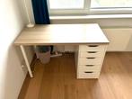 Ikea Bureau met Ladenblok - Zo Goed Als Nieuw, Huis en Inrichting, Bureaus, Ophalen, Zo goed als nieuw, Bureau