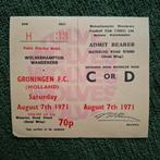 Entreekaart en programma GVAV - Wolverhampton Wanderers 1971, Ophalen of Verzenden, Zo goed als nieuw, Buitenlandse clubs, Shirt