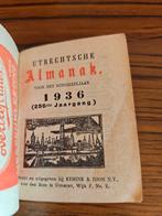 Utrechtse Almanak 1936 - Kemink & Zoon - Zeldzaam!, Ophalen, Kemink & Zoon N.V.