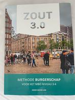 ZOUT 3.0 methode Burgerschap voor MBO, Overige vakken, Drs. K. Van der Laan MEd, Ophalen of Verzenden, Zo goed als nieuw