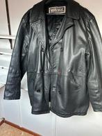 Nog mooie zwarte leren herenjas., Kleding | Heren, Ophalen of Verzenden, Zo goed als nieuw, Maat 56/58 (XL), Bruin