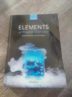 Elements of Physical Chemistry - Atkins + Solution manual, Ophalen, HBO, Zo goed als nieuw, Peter Atkins & Julio de Paula