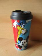 Disney reisbeker Mickey, Minnie, Goofy, Pluto, Katrien 18cm, Verzamelen, Disney, Ophalen of Verzenden, Goofy of Pluto, Zo goed als nieuw