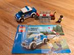Lego City 4436 politieauto plus boef en slagboom., Kinderen en Baby's, Speelgoed | Duplo en Lego, Ophalen of Verzenden, Zo goed als nieuw