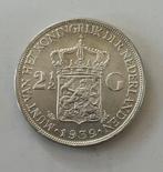 Wilhelmina rijksdaalder 1939 pr, Postzegels en Munten, Munten | Nederland, Ophalen of Verzenden, Koningin Wilhelmina, 2½ gulden