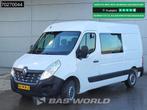 Renault Master 135PK L2H2 Dubbel Cabine Airco Cruise Trekhaa, Auto's, Bestelauto's, Voorwielaandrijving, Gebruikt, Euro 6, Renault