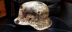 Duitse M42 helm WW2, Verzamelen, Militaria | Tweede Wereldoorlog, Ophalen of Verzenden, Landmacht, Duitsland, Helm of Baret