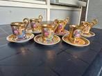theekopjes verguld, Antiek en Kunst, Antiek | Servies compleet, Ophalen