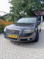 7-Persoons Audi A6 2.4 V6 130KW Avant 2007 Grijs trekhaak, Auto's, Audi, Voorwielaandrijving, Zwart, Stationwagon, Handgeschakeld