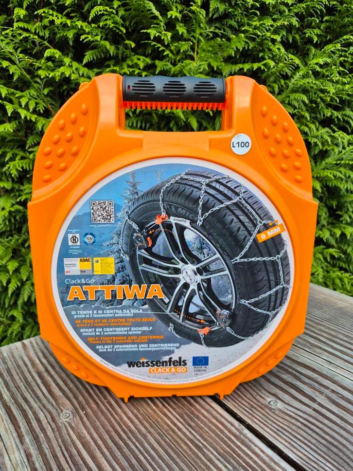 Weissenfels Attiwa Clack&Go L100 Sneeuwkettingset NIEUW!, Auto diversen, Sneeuwkettingen, Nieuw, Ophalen