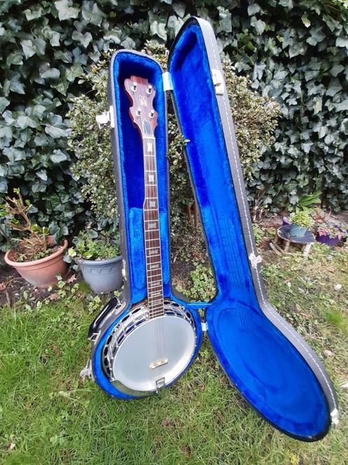 blue grass banjo, Muziek en Instrumenten, Snaarinstrumenten | Banjo's, Gebruikt, 5-snarige of Bluegrassbanjo, Ophalen