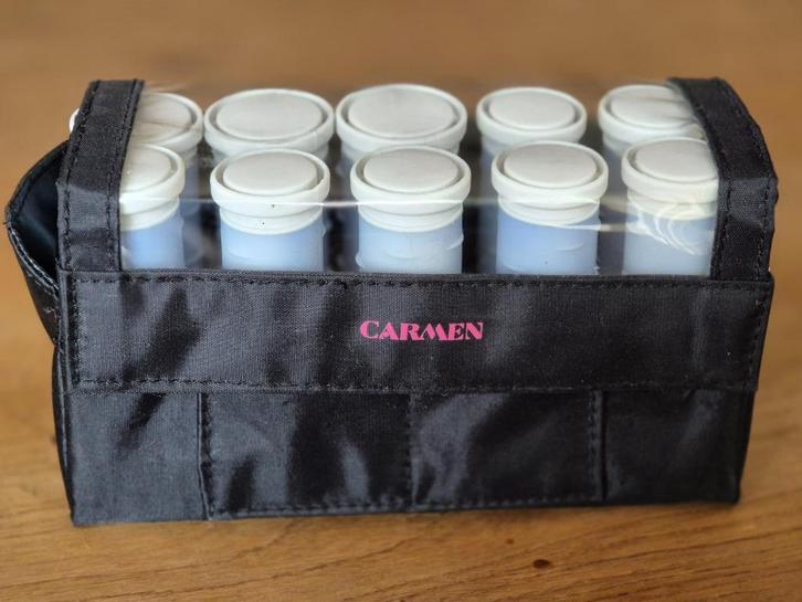 Carmen Travel krulset, Sieraden, Tassen en Uiterlijk, Uiterlijk | Haarverzorging, Gebruikt, Krultang of Stijltang, Ophalen of Verzenden