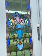 3-delige openslaande glas in lood jugenstil deuren 202x195cm, Ophalen