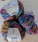 Lang Yarns Riva - 2 Bollen Kleurrijk Verloopgaren, Ophalen of Verzenden, Nieuw, Breien of Haken, Wol of Garen