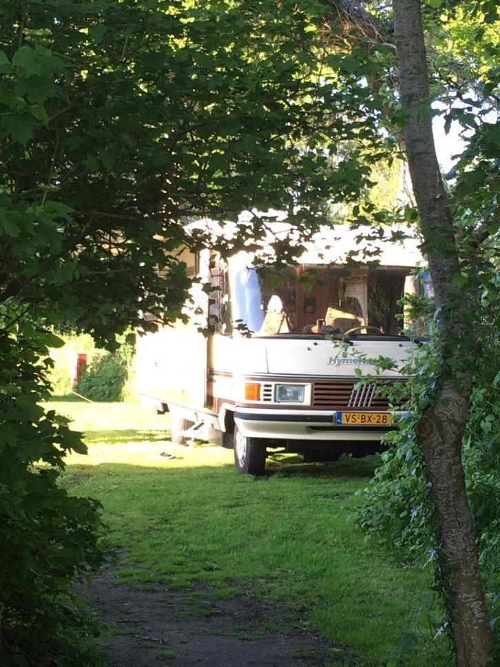 Prachtige old school Hymer te koop, Caravans en Kamperen, Campers, Particulier, tot en met 6, Integraal, Hymer, Fiat, Diesel, Handgeschakeld
