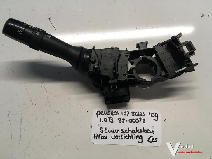 Peugeot 107 1.0 B 5drs 2009 2500072 Richtingaanwijzer combis, Auto-onderdelen, Dashboard en Schakelaars, Gebruikt, Ophalen of Verzenden