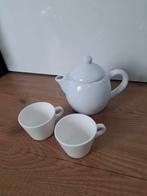 Theepot met 2kopjes, Huis en Inrichting, Keuken | Servies, Ophalen of Verzenden, Zo goed als nieuw, Overige stijlen, Overige typen