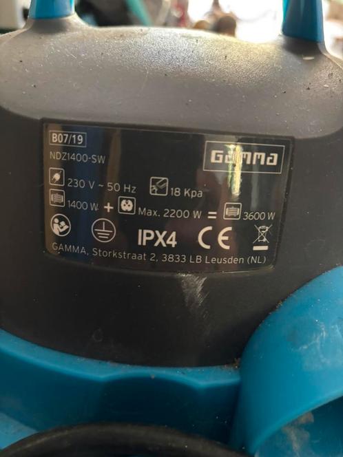 GAMMA Bouwstofzuiger, Witgoed en Apparatuur, Stofzuigers, Zo goed als nieuw, Stofzuiger, 1200 tot 1600 watt, Reservoir, Ophalen of Verzenden