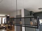 Raster lamp 1 meter lang inclusief gloeilampen, Huis en Inrichting, Lampen | Hanglampen, Ophalen of Verzenden, Zo goed als nieuw