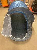 Dunlop Pop-up Tent - 2 Persoons - Blauw/Grijs/Wit, Caravans en Kamperen, Tenten, Ophalen of Verzenden, Zo goed als nieuw, Tot en met 2